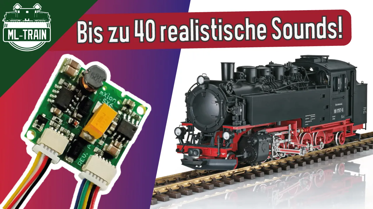 Digitales Sound Set mit mit unbespieltem SX6-Sound Soundmodul ML-Train 806090 Video