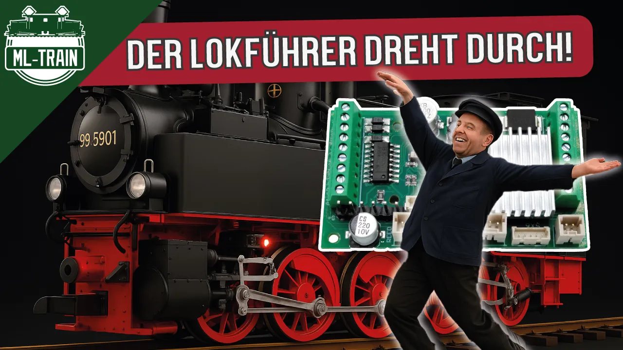 Lokführer Dampflok stehend ML-Train 88501090 Video