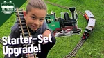 Weiche links Set Vernickelt R3 120 cm mit digitalen Weichenantrieb ML-Train 8930042