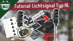Lichtsignal Typ HL Einheitssignal der DR für Spur G mit Decoder ML-Train 83814620 Video