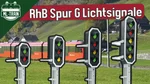 Lichtsignal Typ L 4-fach RhB für Spur G analog / digital mit Decoder ML-Train 83804608